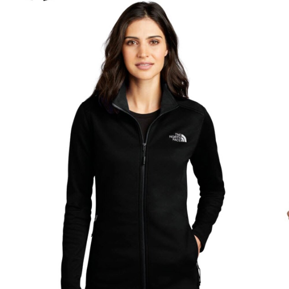 The North Face Women's Full-Zip Fleece Jacket- Black